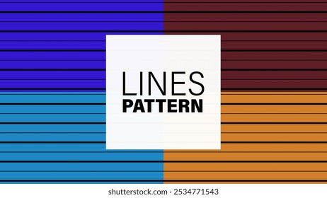 Colorful horizontal stripes lines pattern or background for textile, fabric, fashion or digital web banner