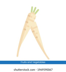 Colorful Horseradish icon vector design. Fruits and Vegetables symbol for your website design, logo, app, UI. Eps10 vector illustration.