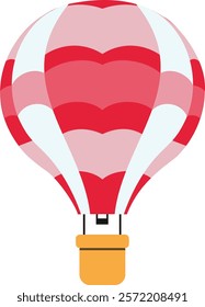 Colorful Hot Air Balloon Illustration