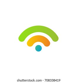 Colorful Hotspot Logo Template Design