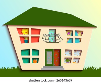 Colorful house