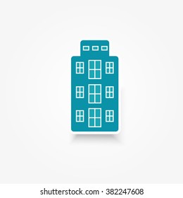 Colorful house eps 10 vector illustration
