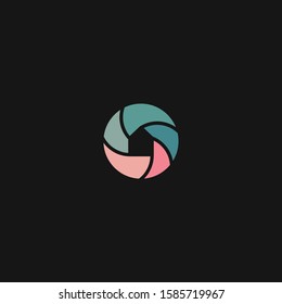 colorful house logo vector design template with unique, elegant, and minimalist