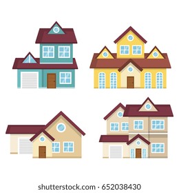 Colorful houses design