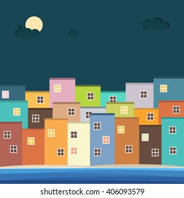 Colorful Houses For Sale / Rent. Real Estate