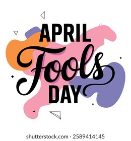 Colorful and humorous April Fool's Day vector design with joke props, clown faces, laughing emojis, and prank-related graphics perfect for greeting cards, posters, and social media.