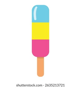 A colorful ice cream bar, perfect for enjoying in the summer