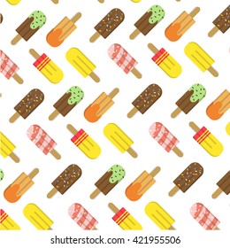 Colorful Ice Cream pattern