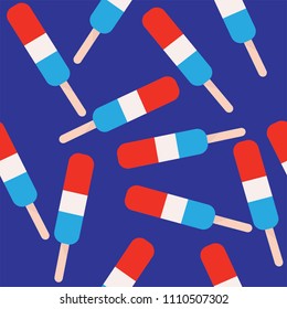 Colorful ice-cream pattern