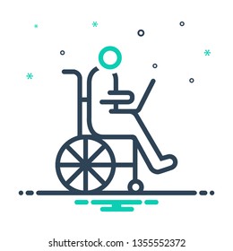 Colorful icon for accessibility