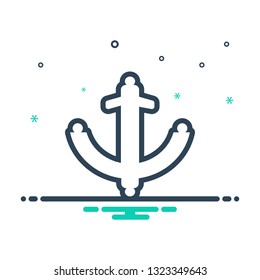 Colorful icon for anchor