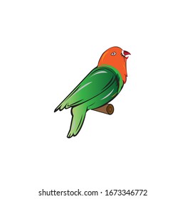 colorful icon bird design vector
