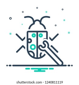Colorful icon for Bug Fixing