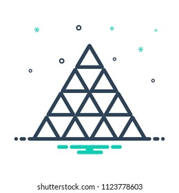 colorful icon for build