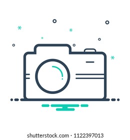 colorful icon for camera