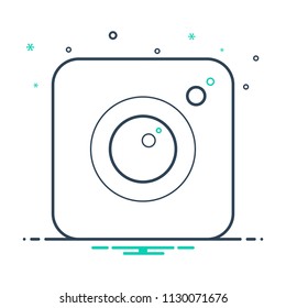 colorful icon for camera app