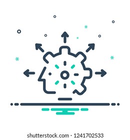 Colorful icon for capabilities