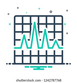 Colorful Icon For Chromatography