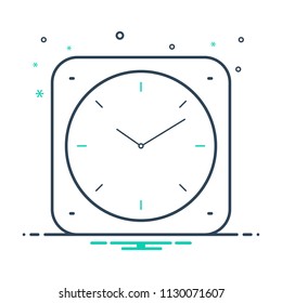 colorful icon for clock app 