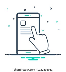 colorful icon for command