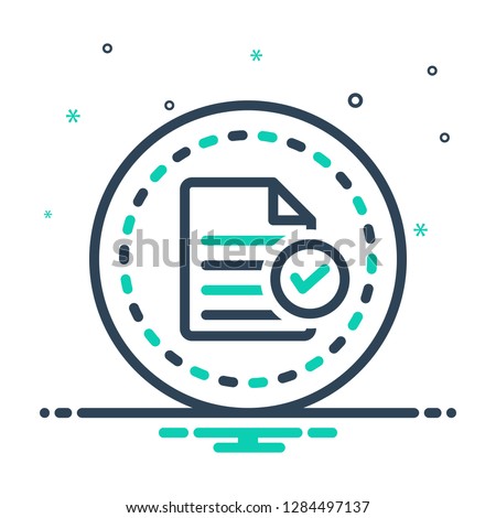 Colorful icon for complete
