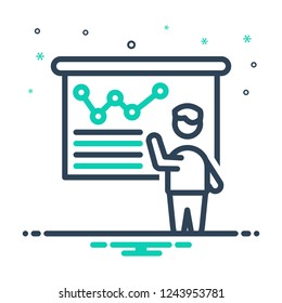 Colorful icon for course