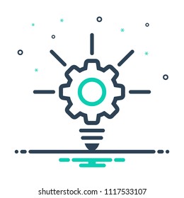 colorful icon for  creative