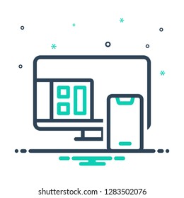 colorful icon for devices