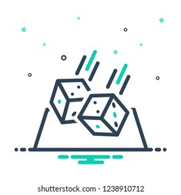 Colorful icon for Dice