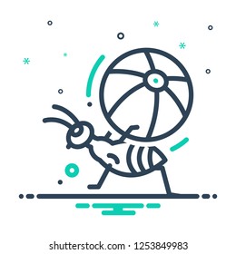 Colorful icon for  diligence