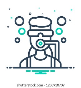 Colorful icon for Diving