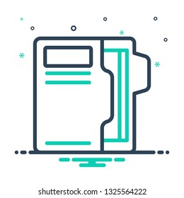 Colorful icon for documents