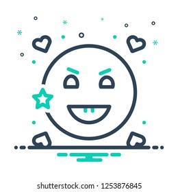 Colorful icon for ecstasy