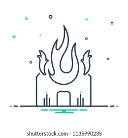 colorful icon for explosion 