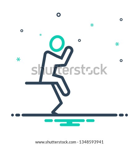 Colorful icon for failure