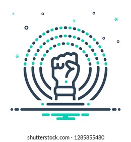 Colorful icon for ferguson