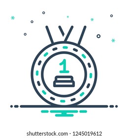 Colorful icon for first