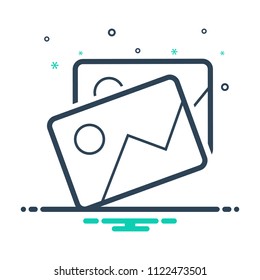 colorful icon for  gallery