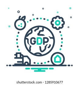 2,933 Gdp icon Images, Stock Photos & Vectors | Shutterstock