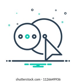 colorful icon for graphic  tools