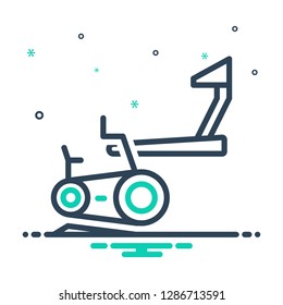 Colorful icon for gym