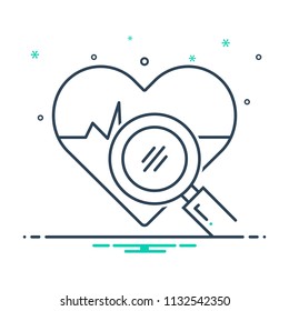 colorful icon for health analysis