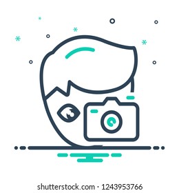 Colorful icon for hobby