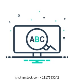 colorful icon for keyword optimization