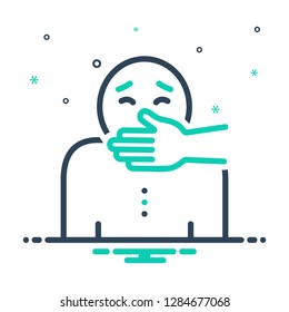 Colorful icon for kidnapping