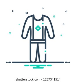 Colorful icon for kidswear