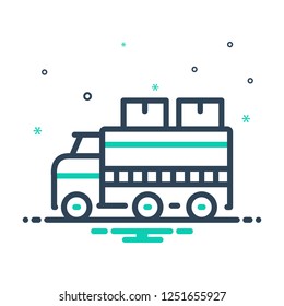 Colorful icon for load