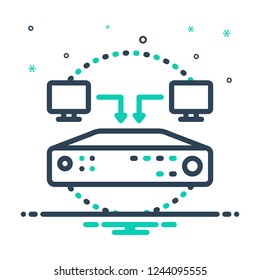 Colorful Icon For Load Balancer