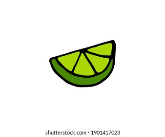 colorful icon mexica's  item vector isolated lime