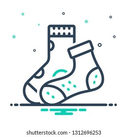 Colorful Icon For Mismatch Socks